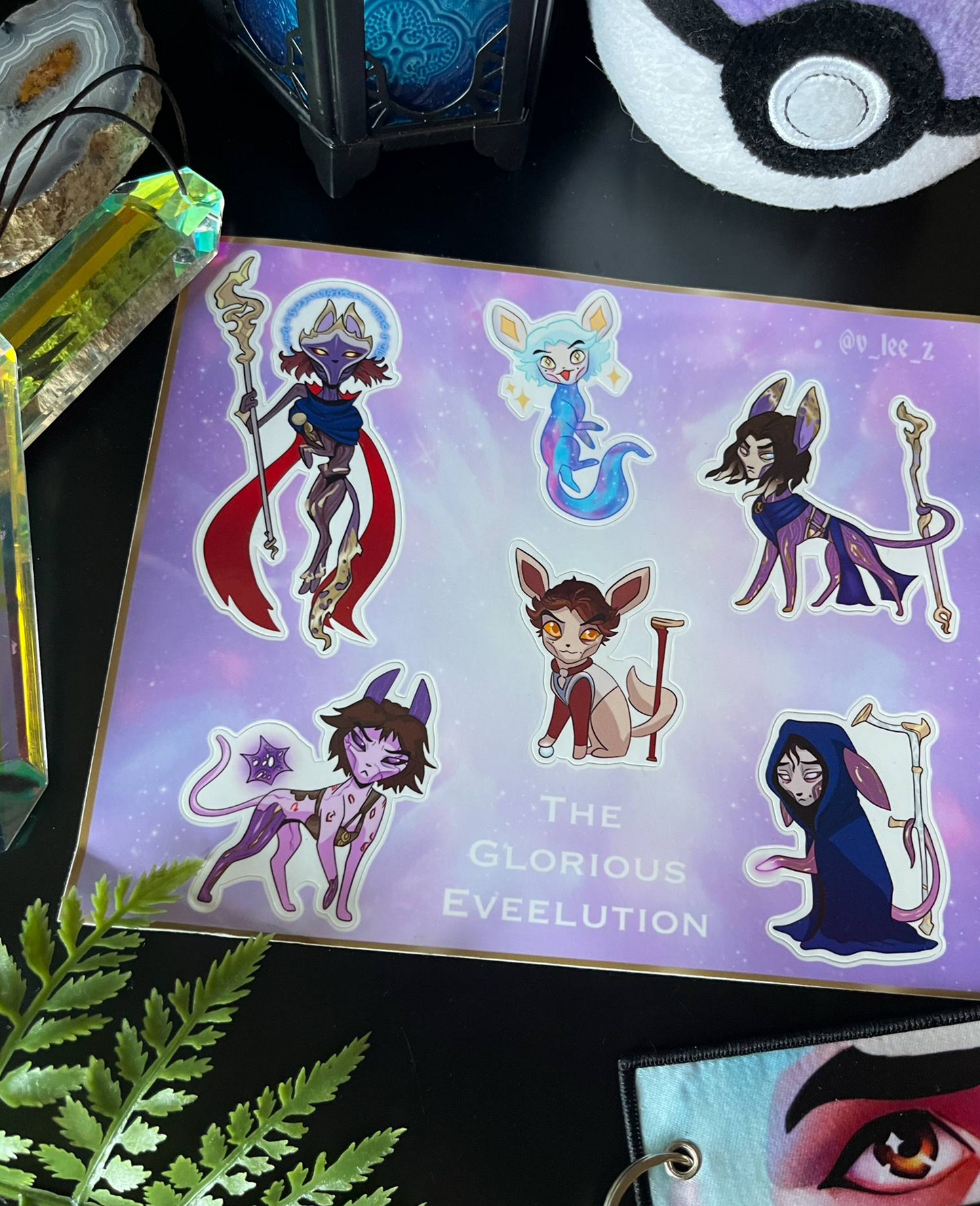 Glorious Eveelution Sticker Sheet