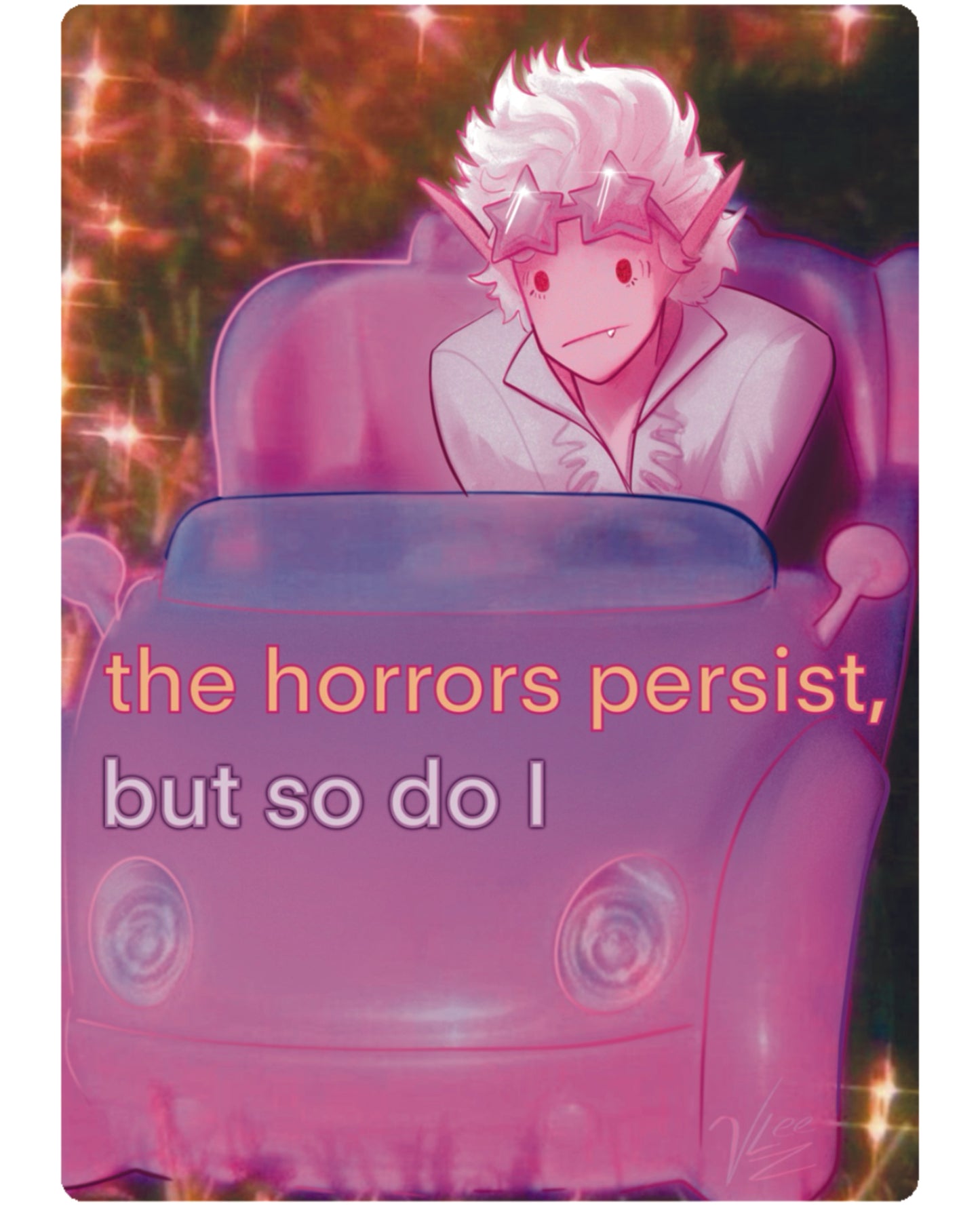 Horrors Persist Magnet