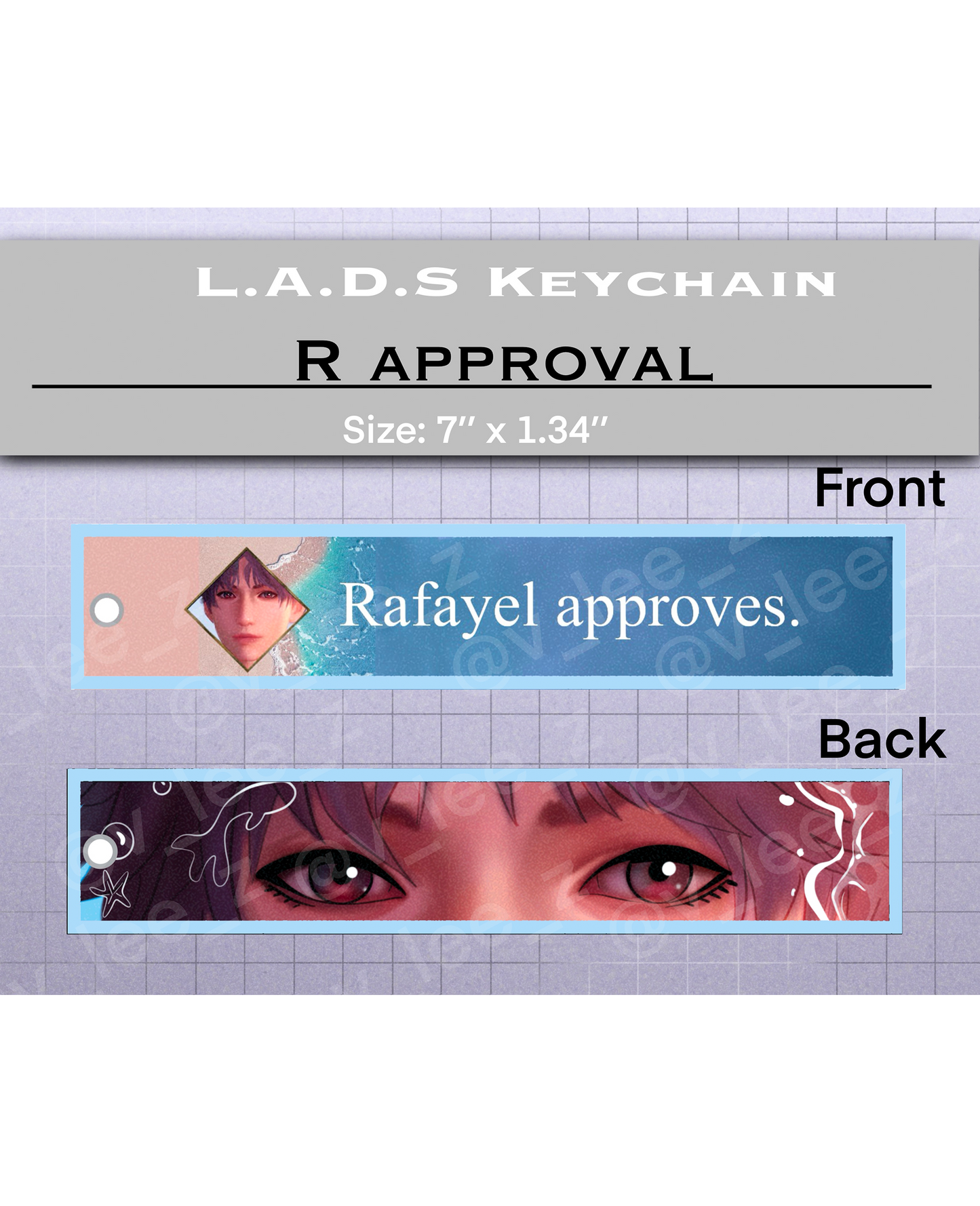 R Approval Key Chain