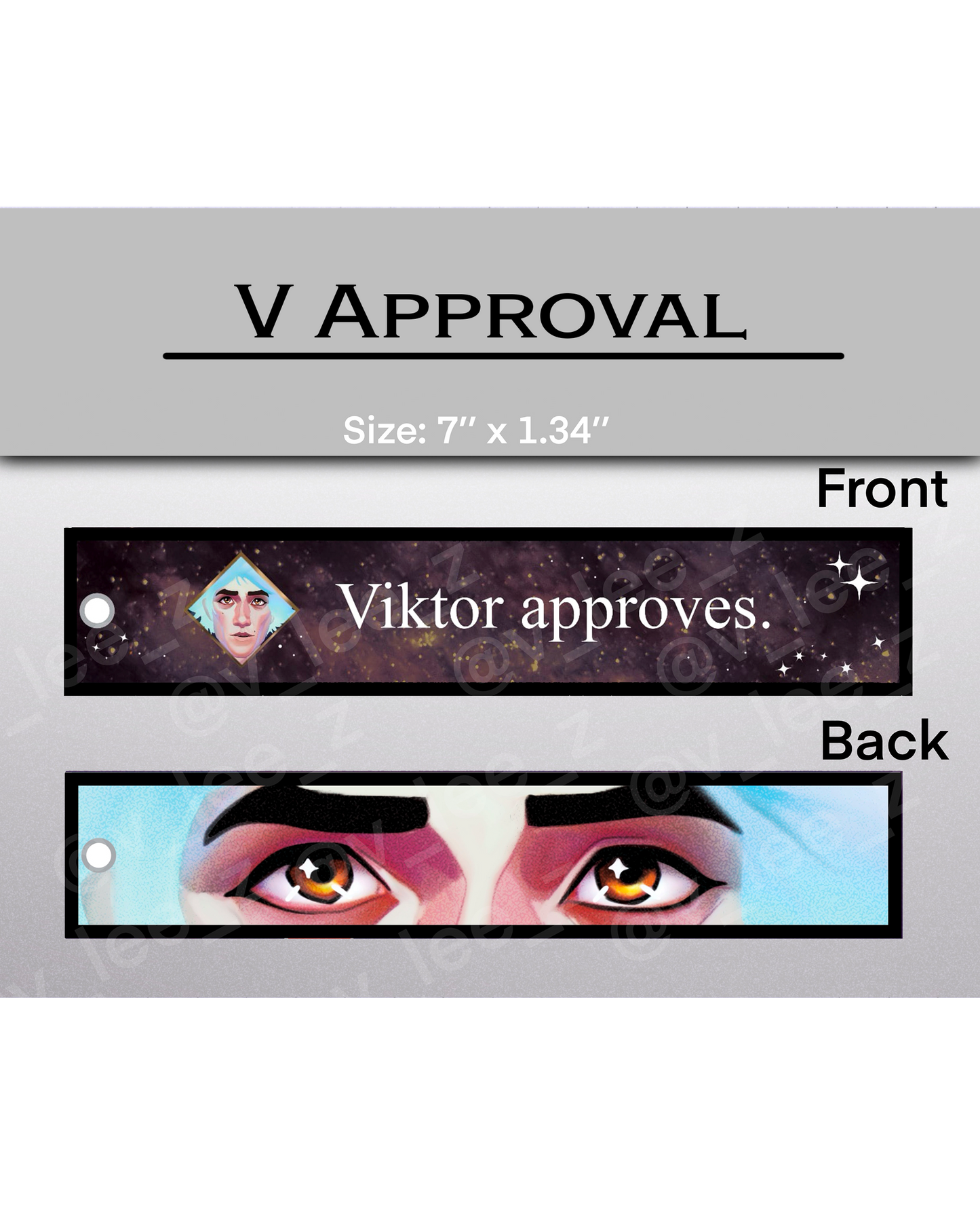 V Approval Key Chain