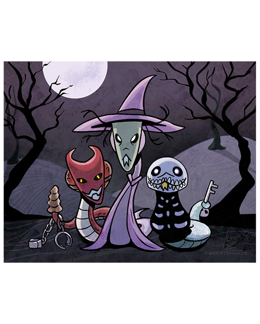 Bite Hiss and Rattle Print