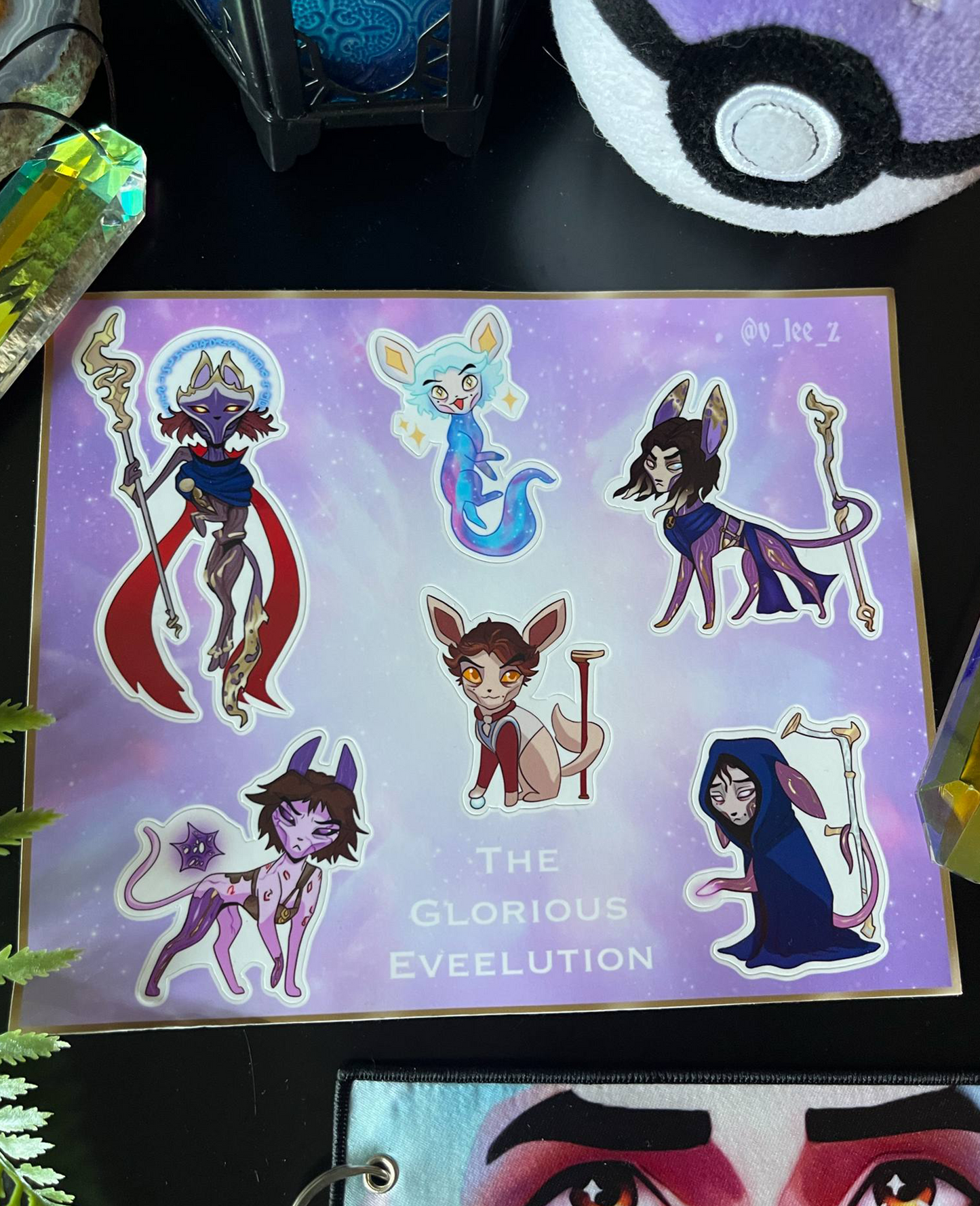 Glorious Eveelution Sticker Sheet