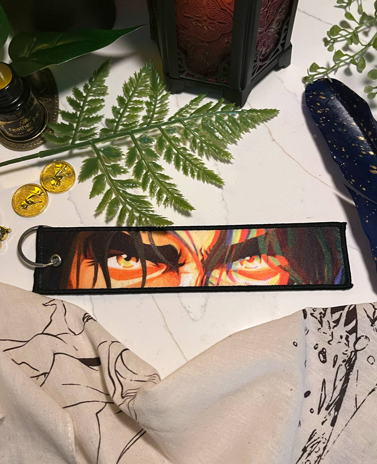 J Disapproval Key Chain