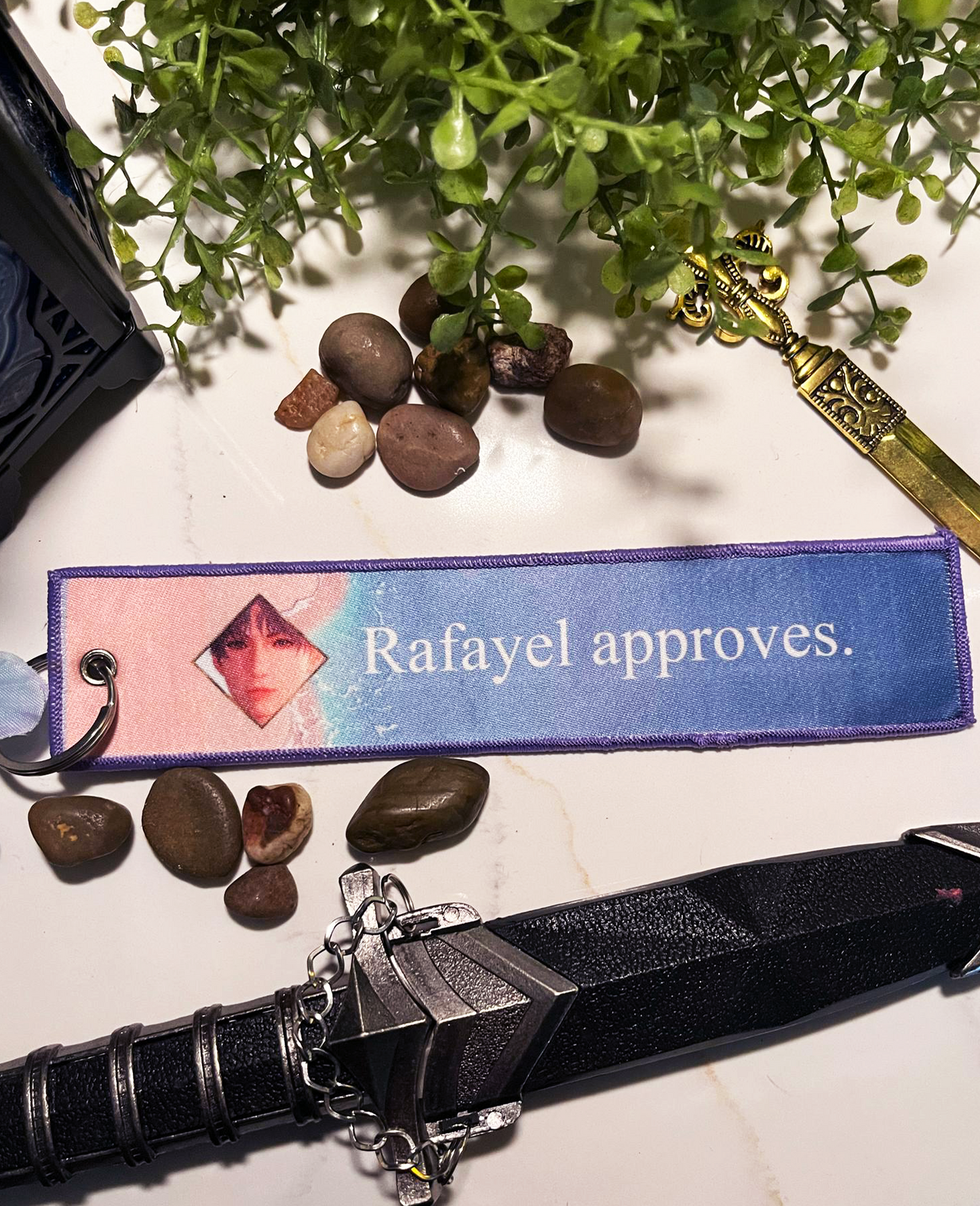 R Approval Key Chain