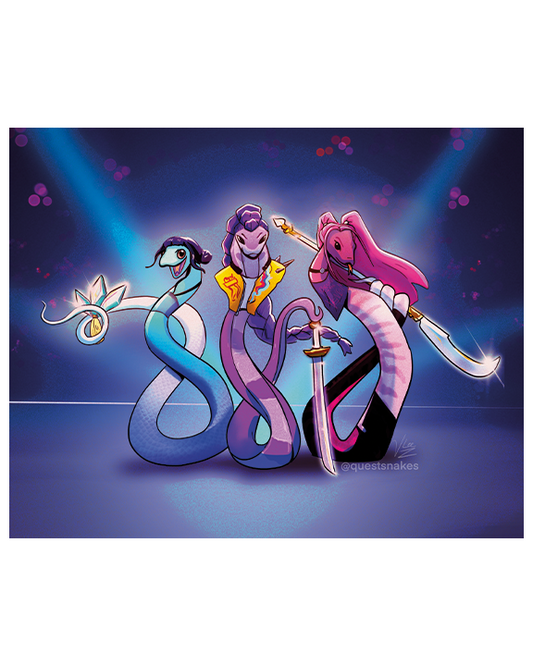 Snake Pop Demon Hunters Print
